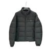 Schwarze bedruckte Nylon-Daunenjacke