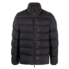 Dieng Logo Daunenjacke in Schwarz