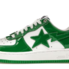 Patent Leather Grün‑Weiß