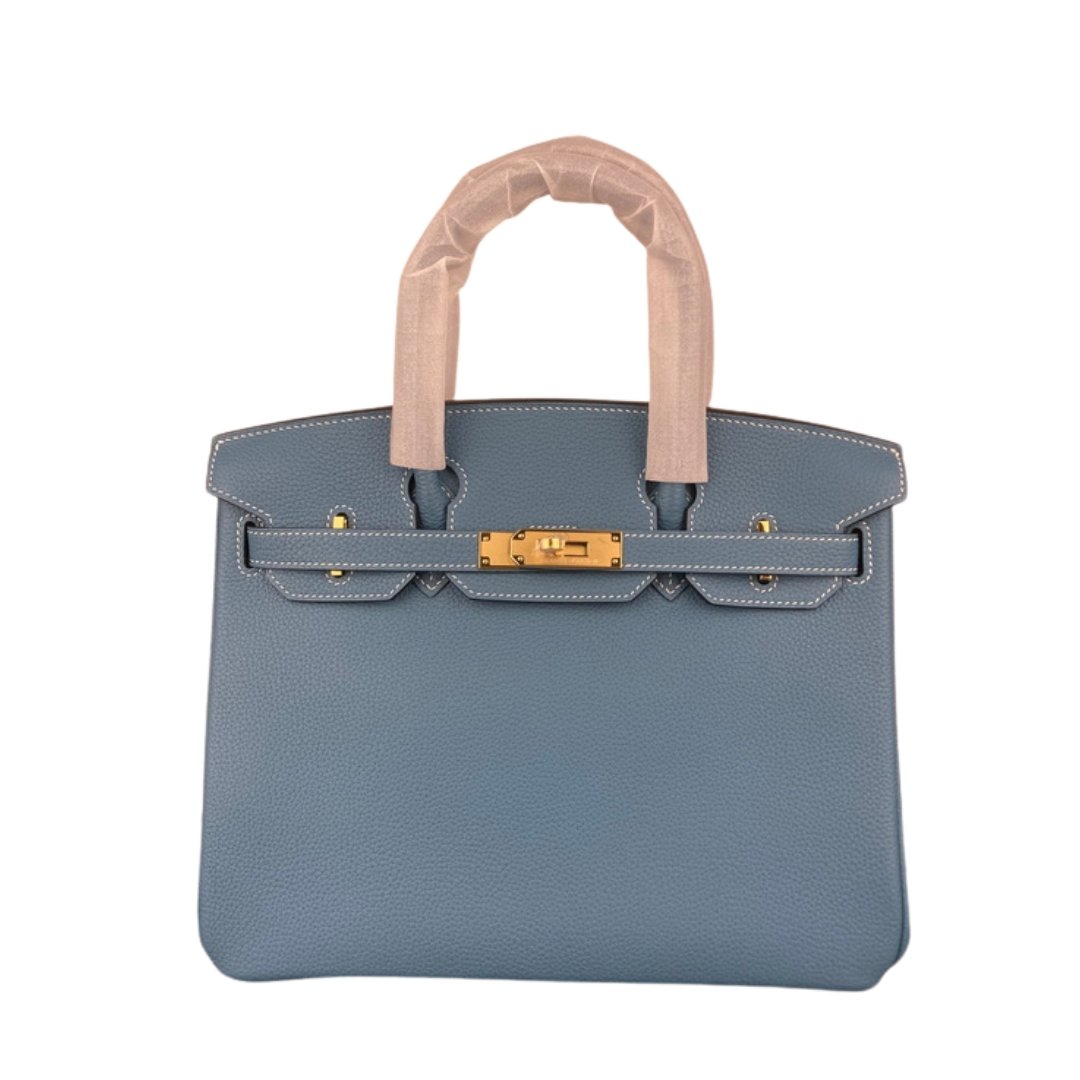 BIRKIN 30 75 Handtasche Bleu Jean