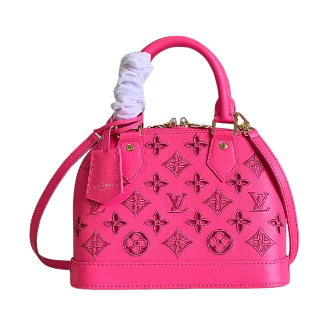 Alma BB Rosa Ledertasche 23.5cm