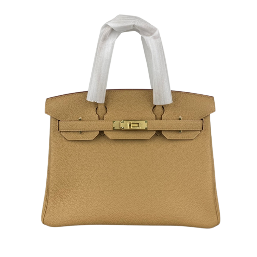 Birkin 30cm Biscuit Togo GHW