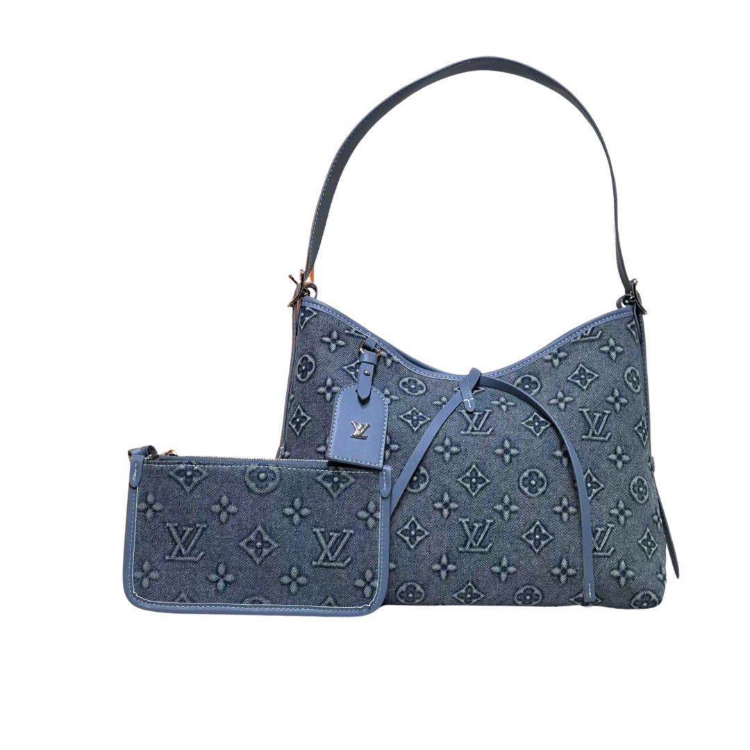 Schultertaschen Himmelblau 29.5cm