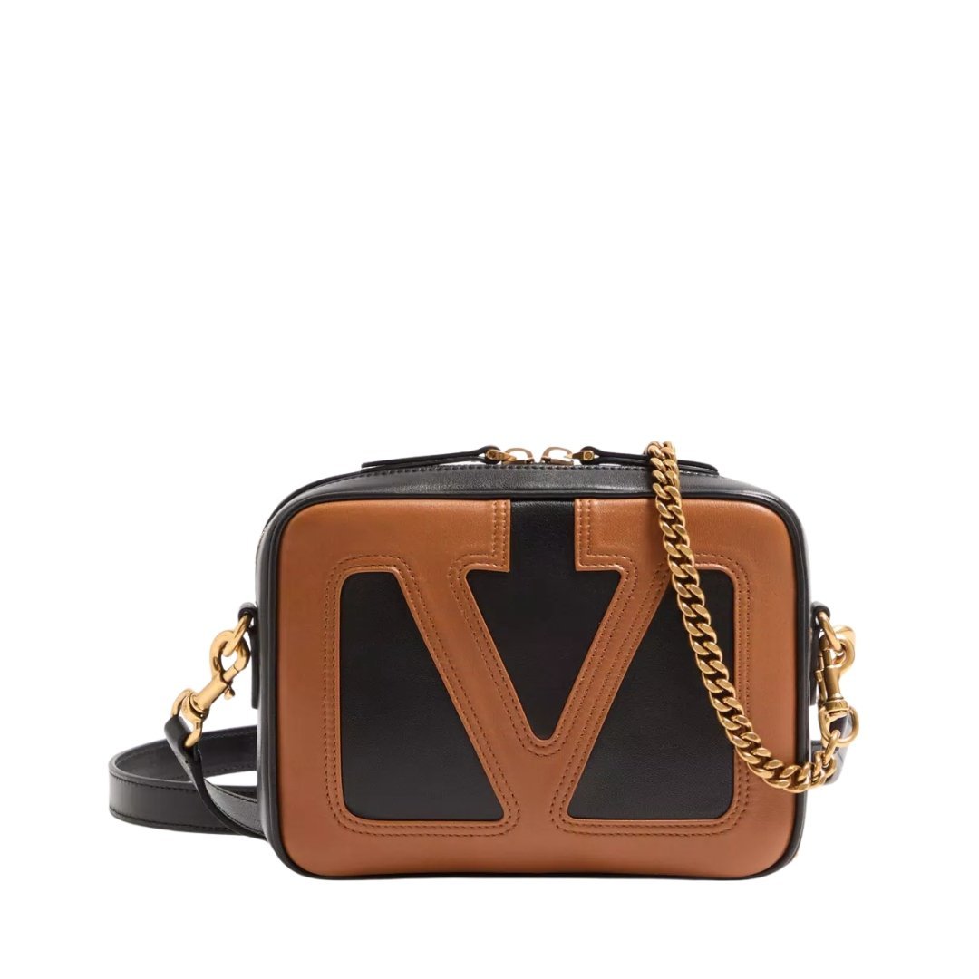 Crossbody Schwarz/Gewürz 20 cm