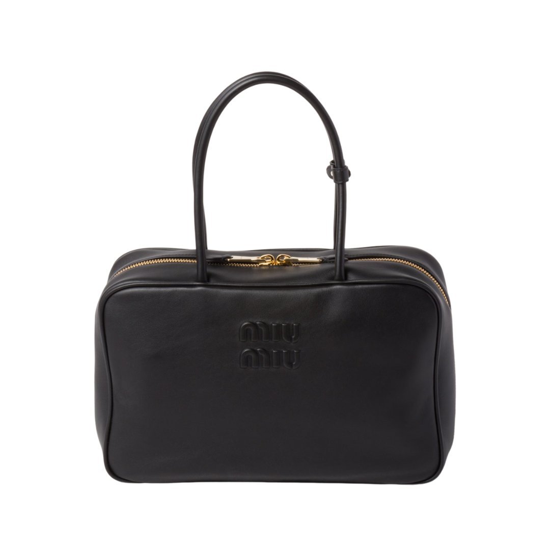 Leder Beau Schwarz 23cm