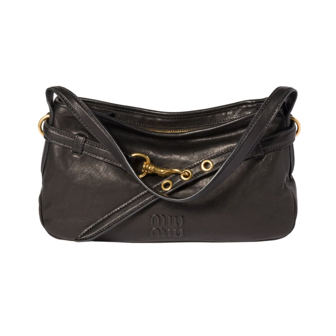 Aventure-Nappa-Leder Schwarz 19cm