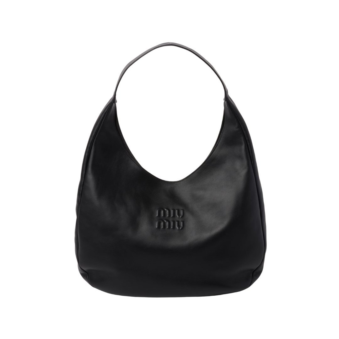 Leder-Hobo 31cm