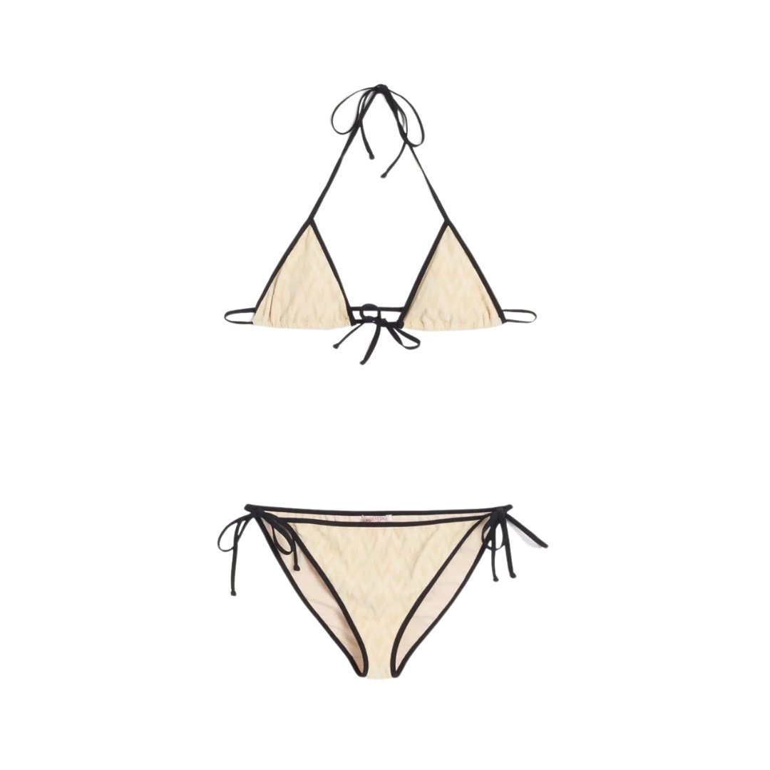 Lycra Bikini Birke/Elfenbein