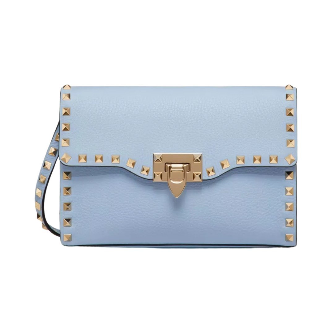 Kalbsleder Crossbody Azur 22.5cm
