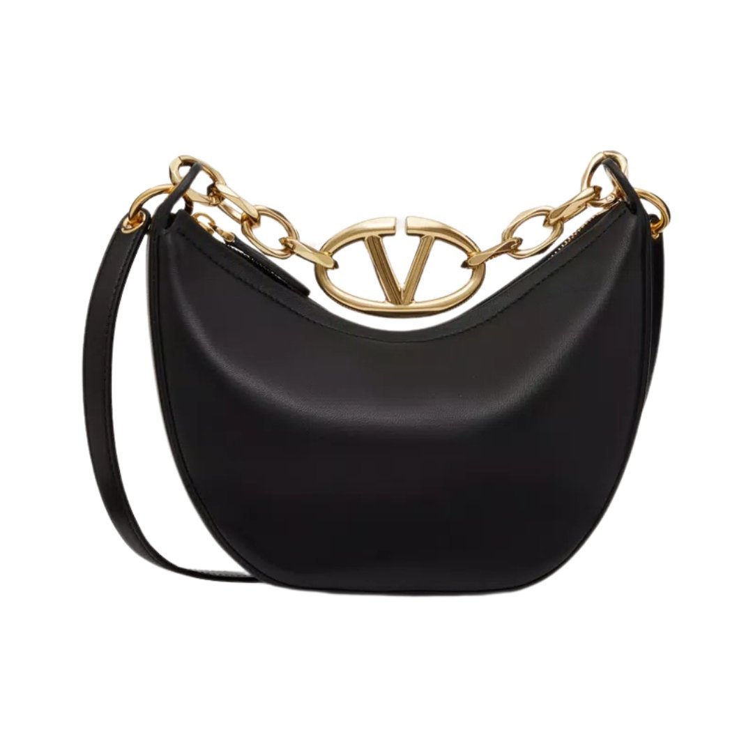 VLOGO moon mini hobo schwarz 20cm